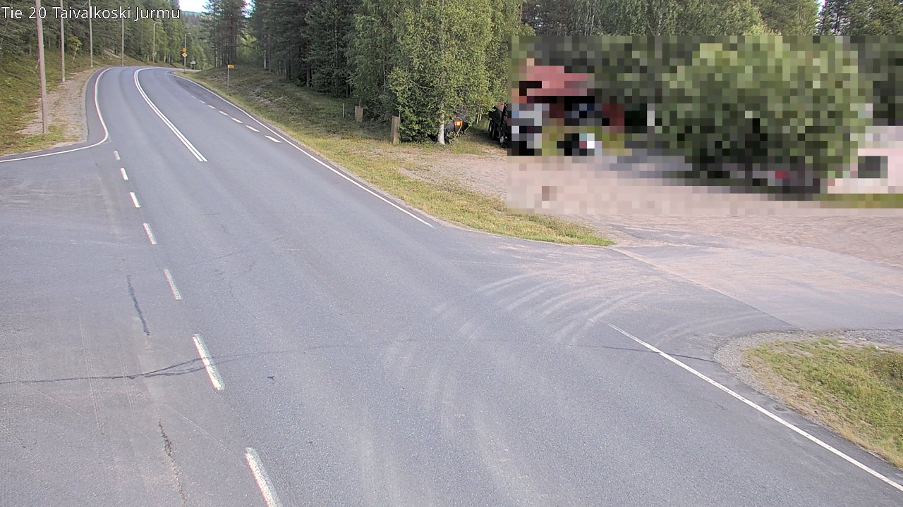Kelikamerat Kuva Tie 20 Taivalkoski, Jurmu, Taivalkoski, Pohjois-Pohjanmaa