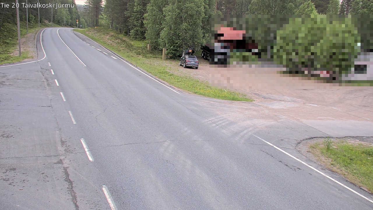 Kelikamerat Kuva Tie 20 Taivalkoski, Jurmu, Taivalkoski, Pohjois-Pohjanmaa