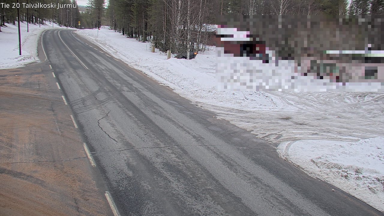 Weather Camera Image Road 20 Taivalkoski, Jurmu, Taivalkoski, Pohjois-Pohjanmaa