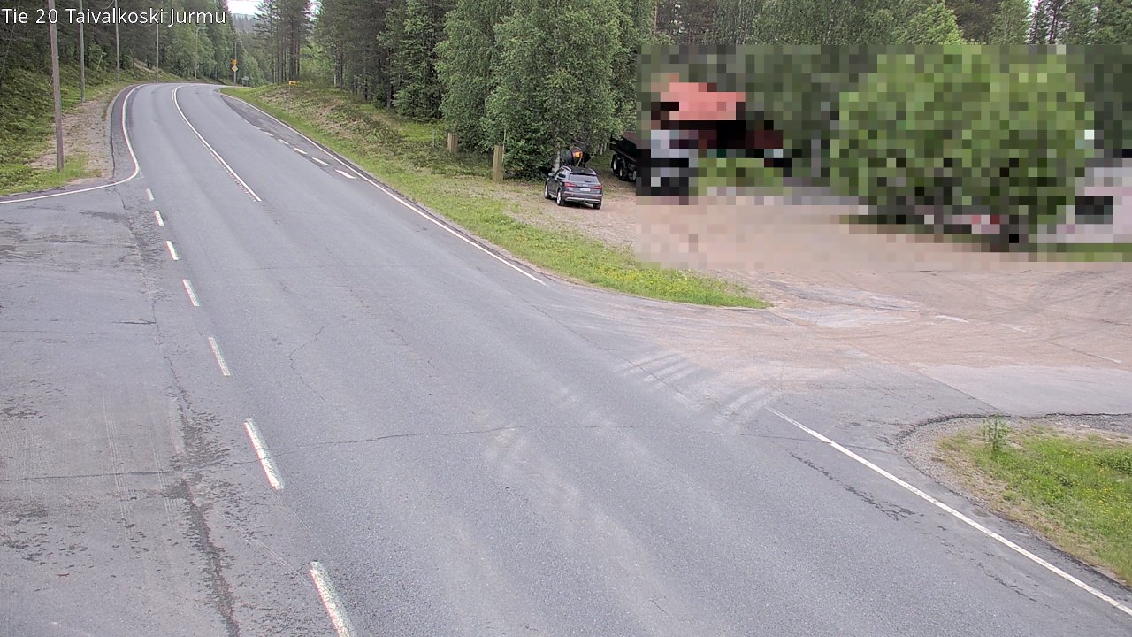 Kelikamerat Kuva Tie 20 Taivalkoski, Jurmu, Taivalkoski, Pohjois-Pohjanmaa