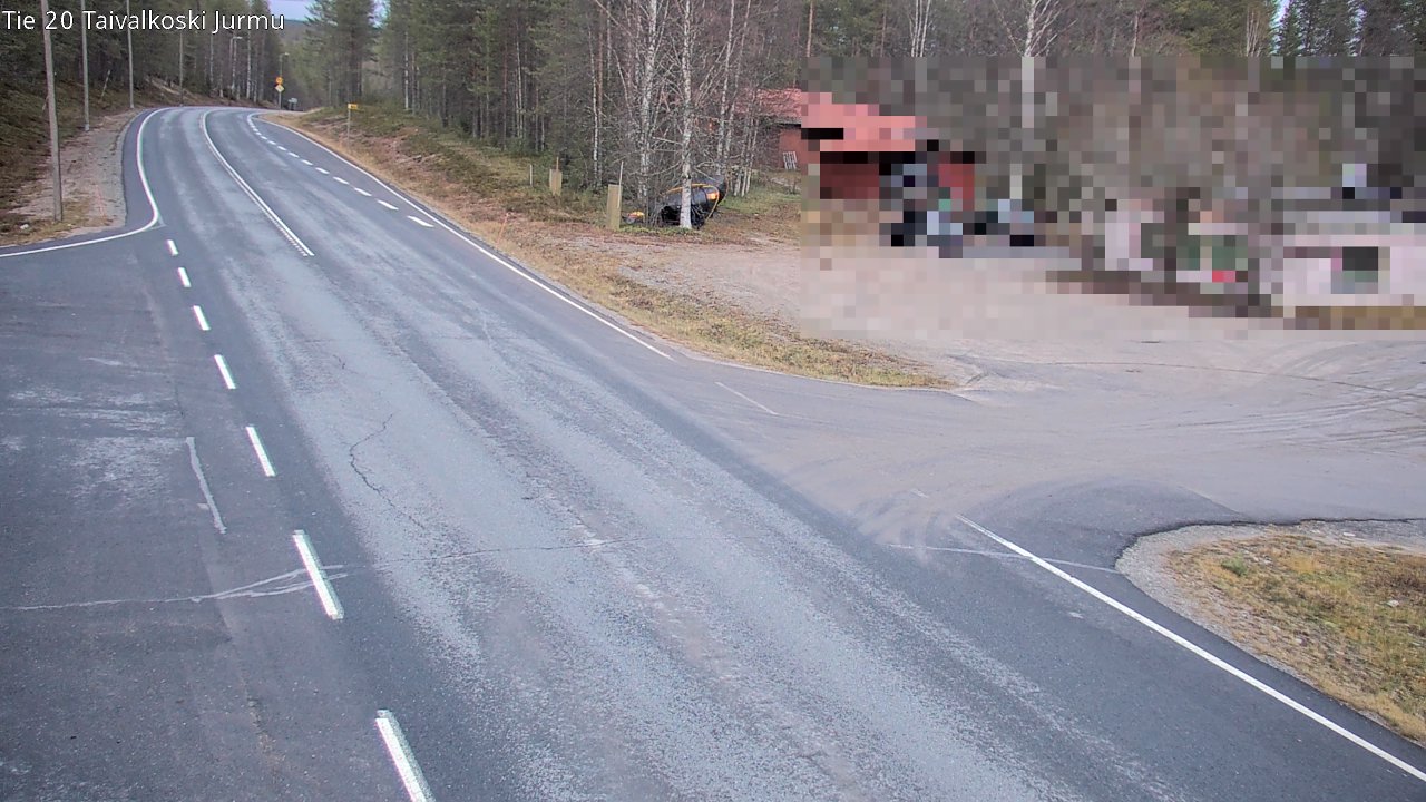 Kelikamerat Kuva Tie 20 Taivalkoski, Jurmu, Taivalkoski, Pohjois-Pohjanmaa