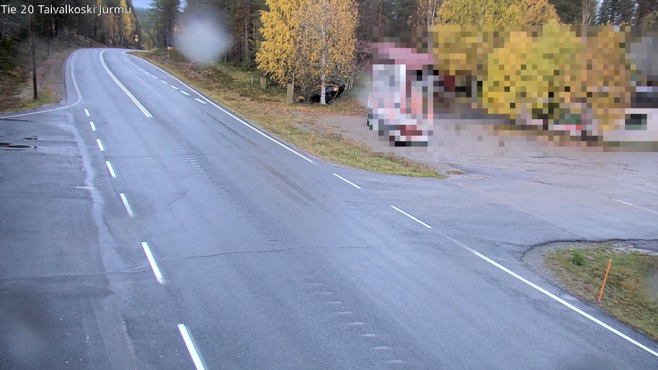 Weather Camera Image Väg 20 Taivalkoski, Jurmu, Taivalkoski, Pohjois-Pohjanmaa