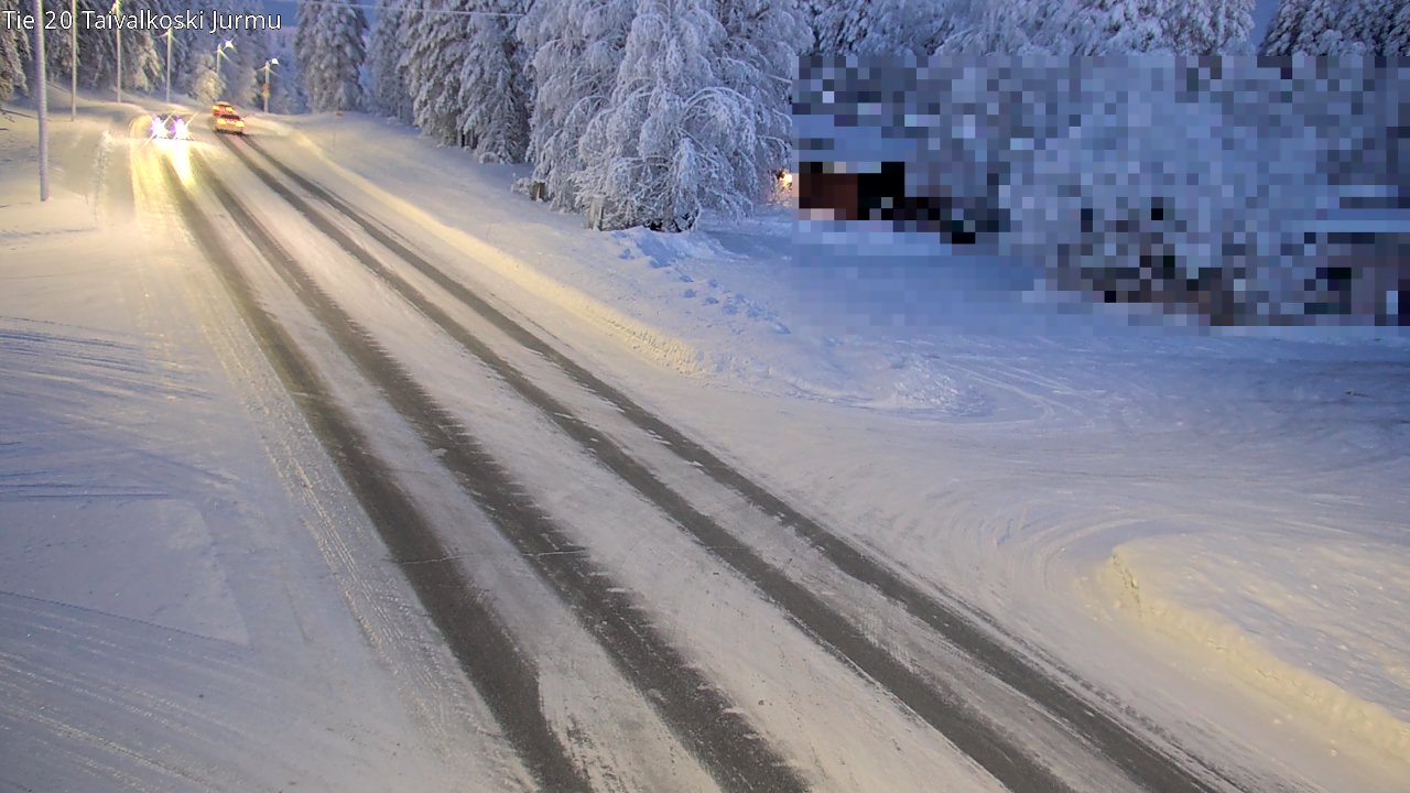 Weather Camera Image Road 20 Taivalkoski, Jurmu, Taivalkoski, Pohjois-Pohjanmaa