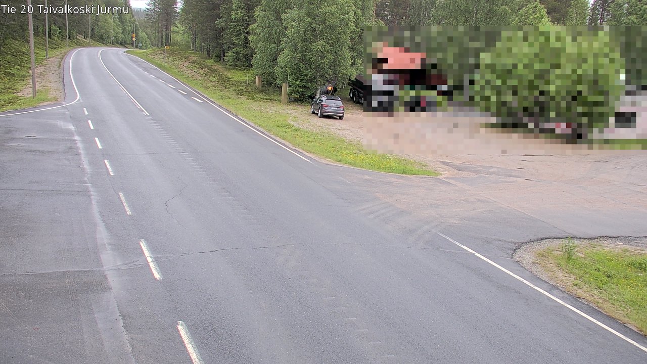 Kelikamerat Kuva Tie 20 Taivalkoski, Jurmu, Taivalkoski, Pohjois-Pohjanmaa