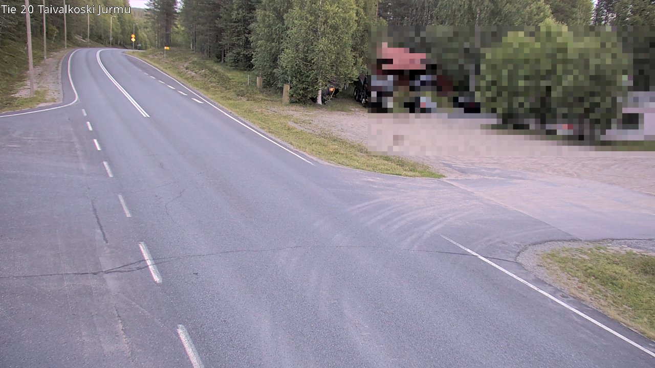 Kelikamerat Kuva Tie 20 Taivalkoski, Jurmu, Taivalkoski, Pohjois-Pohjanmaa
