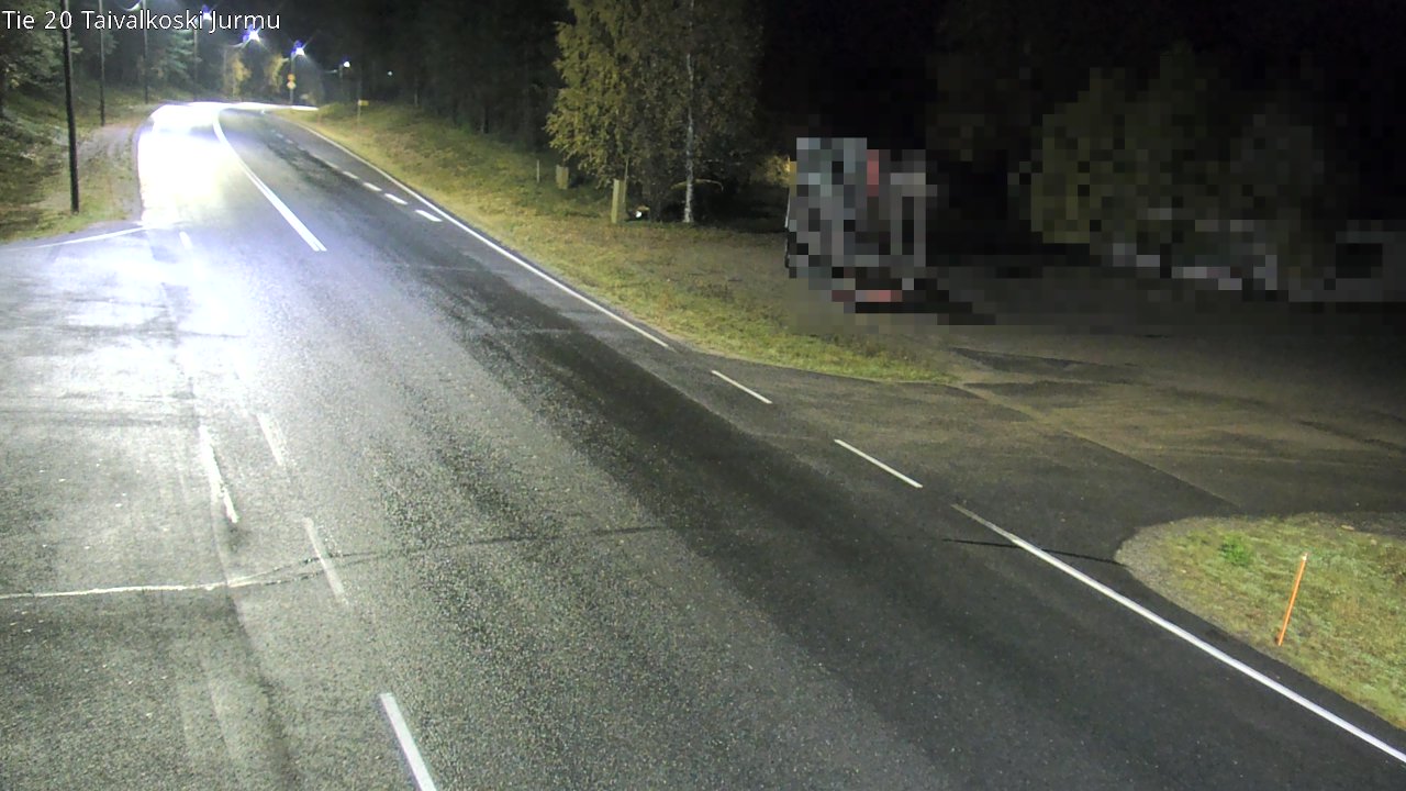 Weather Camera Image Väg 20 Taivalkoski, Jurmu, Taivalkoski, Pohjois-Pohjanmaa