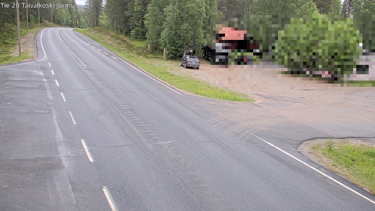 Kelikamerat Kuva Tie 20 Taivalkoski, Jurmu, Taivalkoski, Pohjois-Pohjanmaa