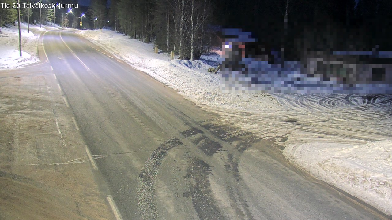 Weather Camera Image Road 20 Taivalkoski, Jurmu, Taivalkoski, Pohjois-Pohjanmaa