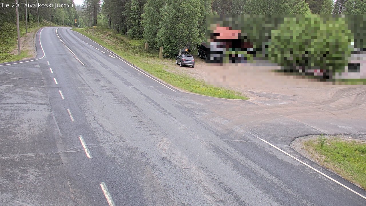 Kelikamerat Kuva Tie 20 Taivalkoski, Jurmu, Taivalkoski, Pohjois-Pohjanmaa