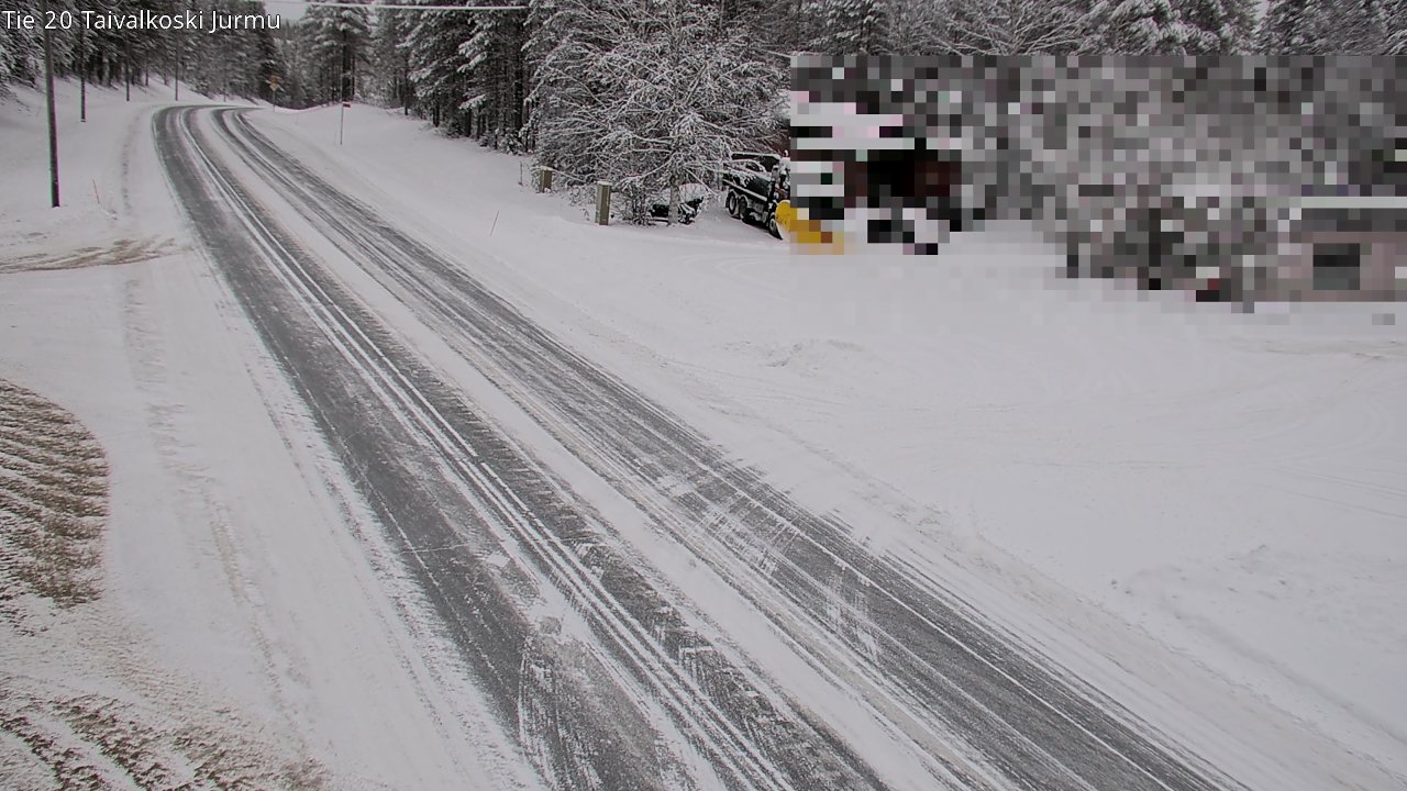 Weather Camera Image Väg 20 Taivalkoski, Jurmu, Taivalkoski, Pohjois-Pohjanmaa