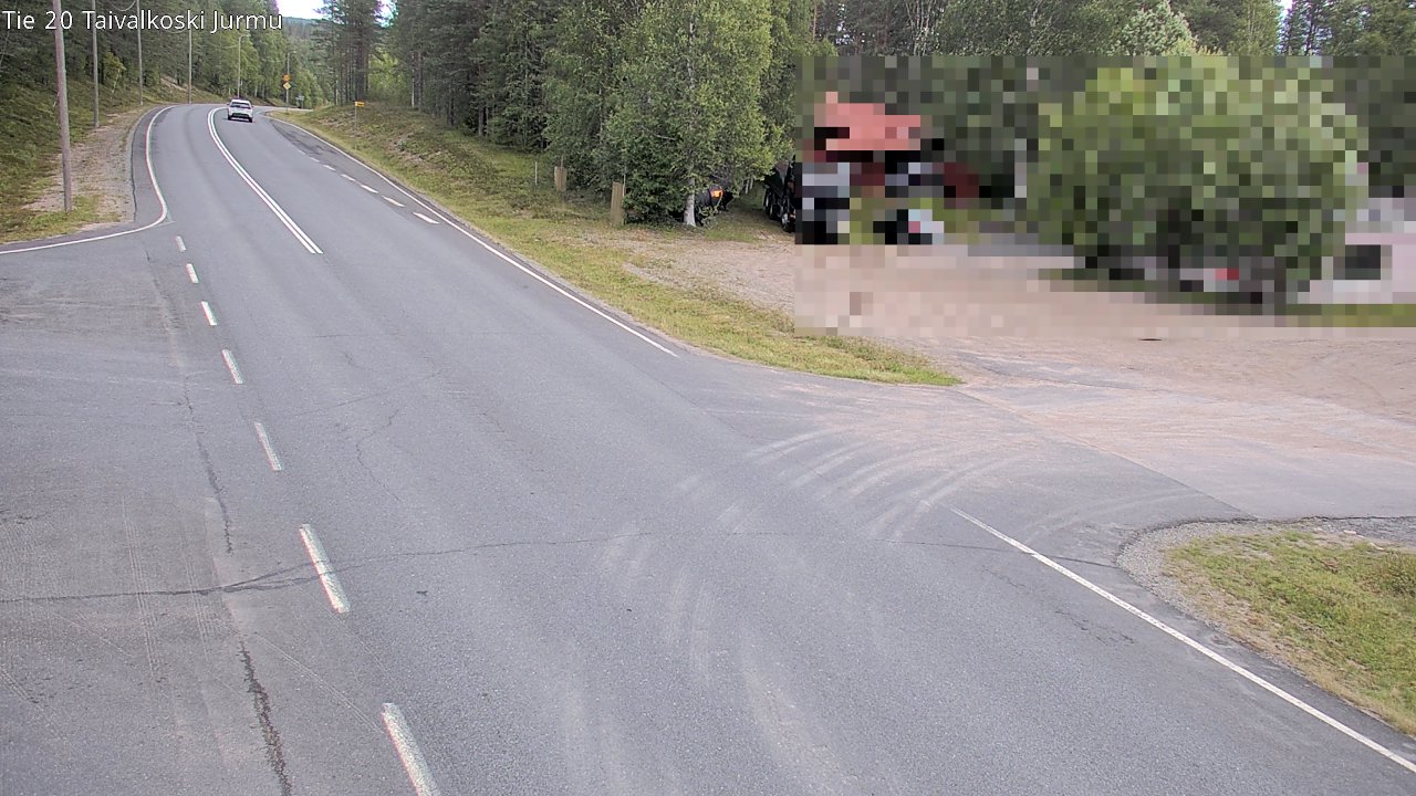 Kelikamerat Kuva Tie 20 Taivalkoski, Jurmu, Taivalkoski, Pohjois-Pohjanmaa