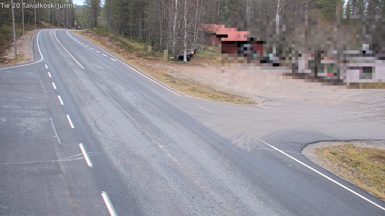 Kelikamerat Kuva Tie 20 Taivalkoski, Jurmu, Taivalkoski, Pohjois-Pohjanmaa