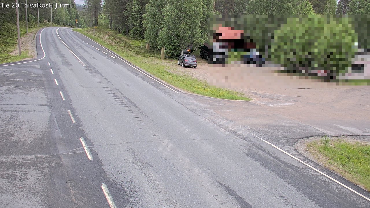 Kelikamerat Kuva Tie 20 Taivalkoski, Jurmu, Taivalkoski, Pohjois-Pohjanmaa