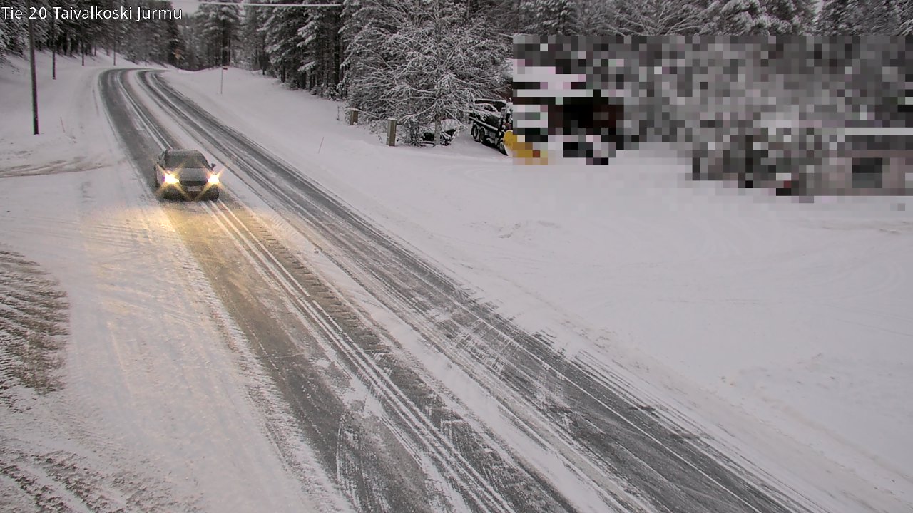 Weather Camera Image Väg 20 Taivalkoski, Jurmu, Taivalkoski, Pohjois-Pohjanmaa