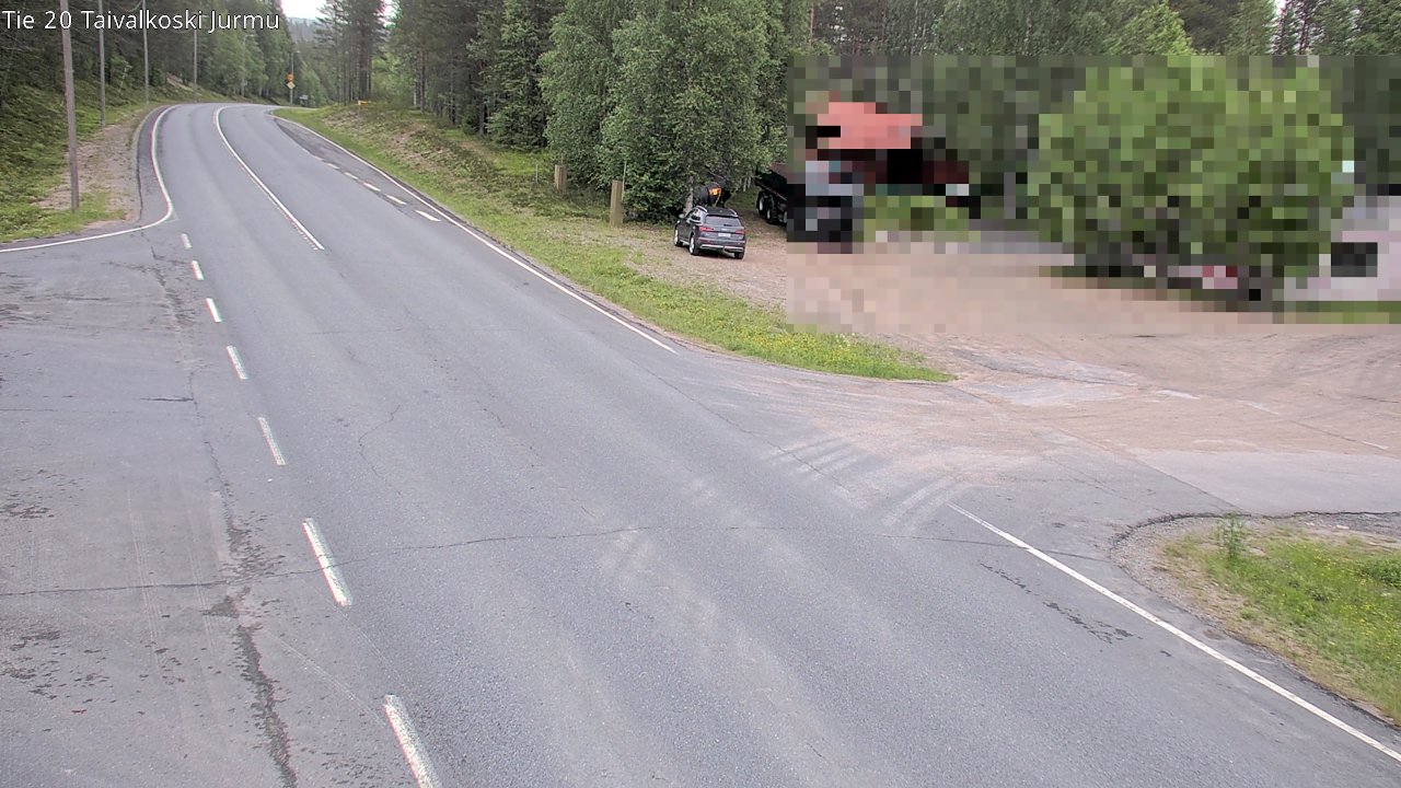 Kelikamerat Kuva Tie 20 Taivalkoski, Jurmu, Taivalkoski, Pohjois-Pohjanmaa