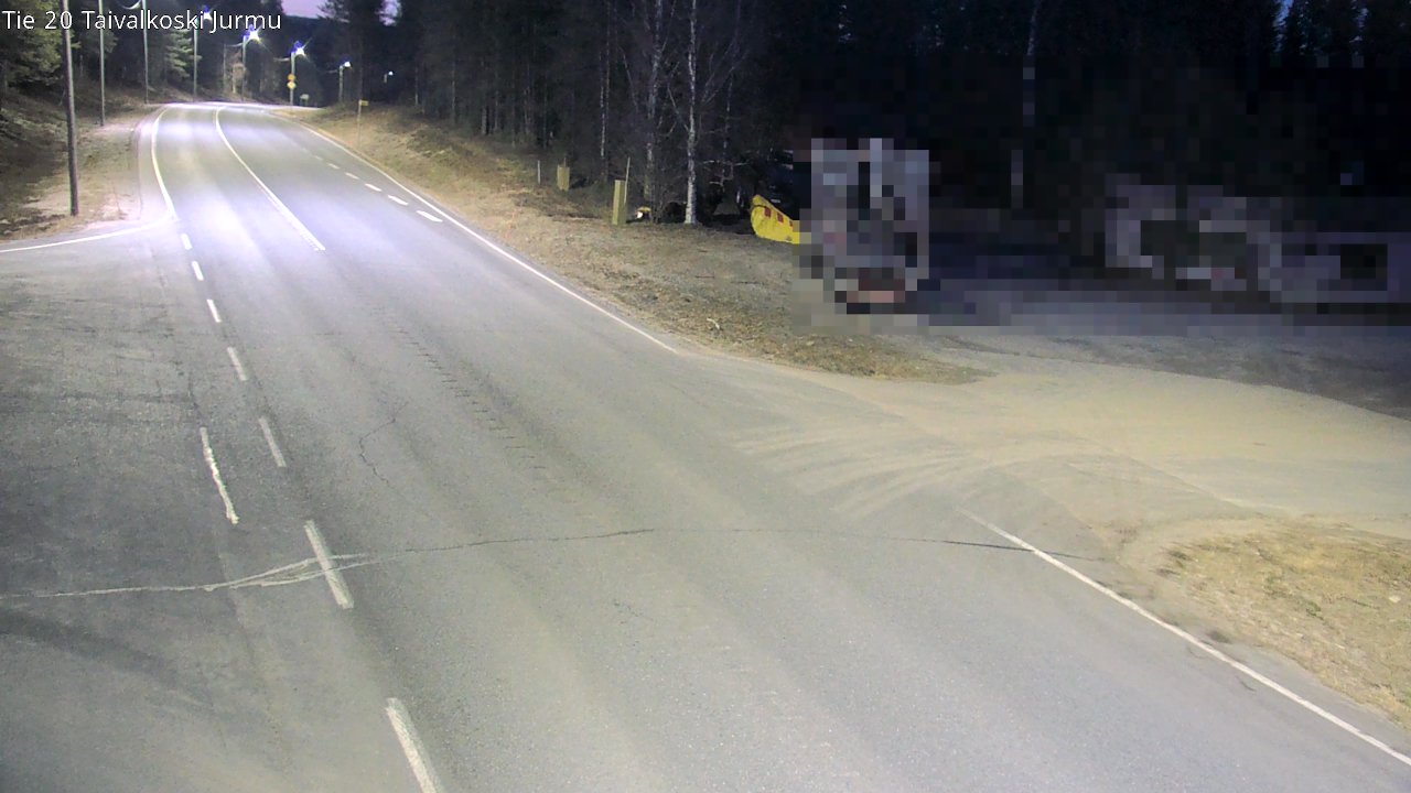 Weather Camera Image Road 20 Taivalkoski, Jurmu, Taivalkoski, Pohjois-Pohjanmaa