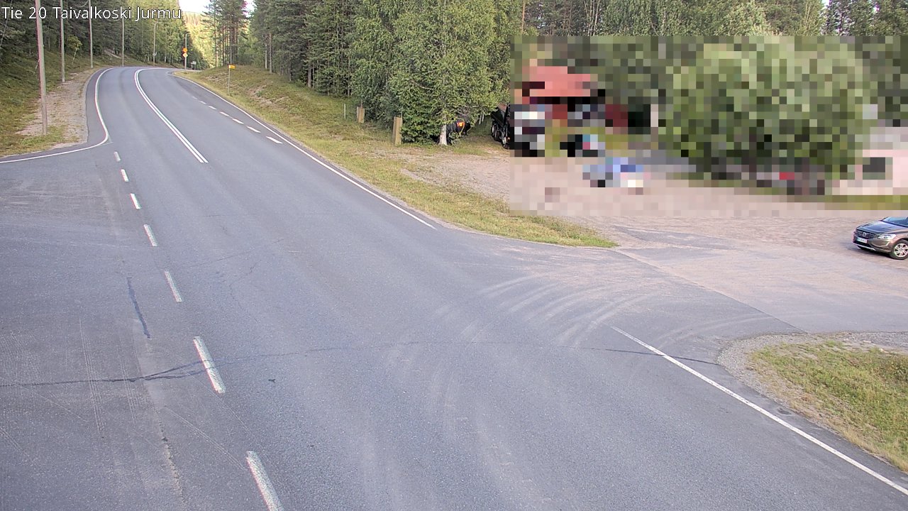 Kelikamerat Kuva Tie 20 Taivalkoski, Jurmu, Taivalkoski, Pohjois-Pohjanmaa