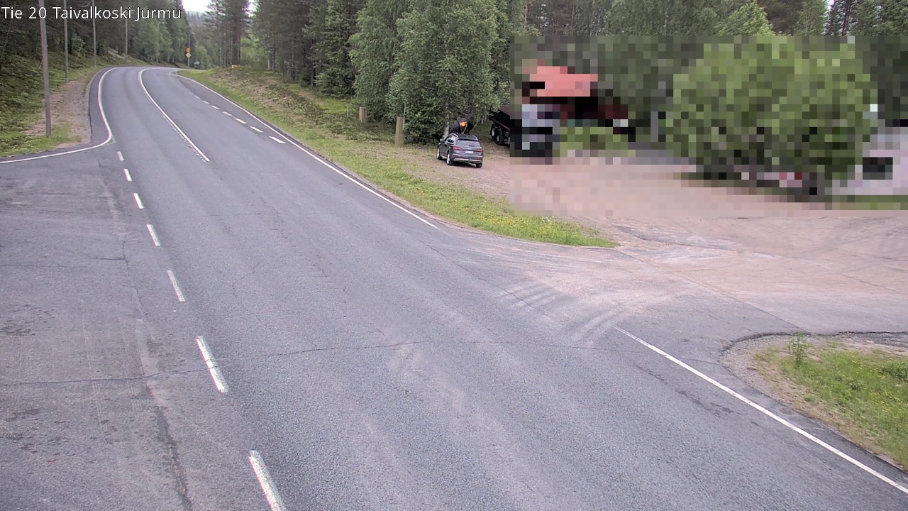 Kelikamerat Kuva Tie 20 Taivalkoski, Jurmu, Taivalkoski, Pohjois-Pohjanmaa