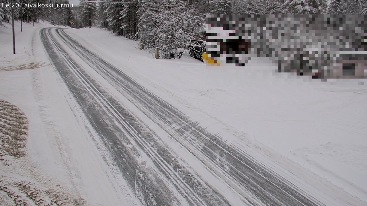 Weather Camera Image Väg 20 Taivalkoski, Jurmu, Taivalkoski, Pohjois-Pohjanmaa