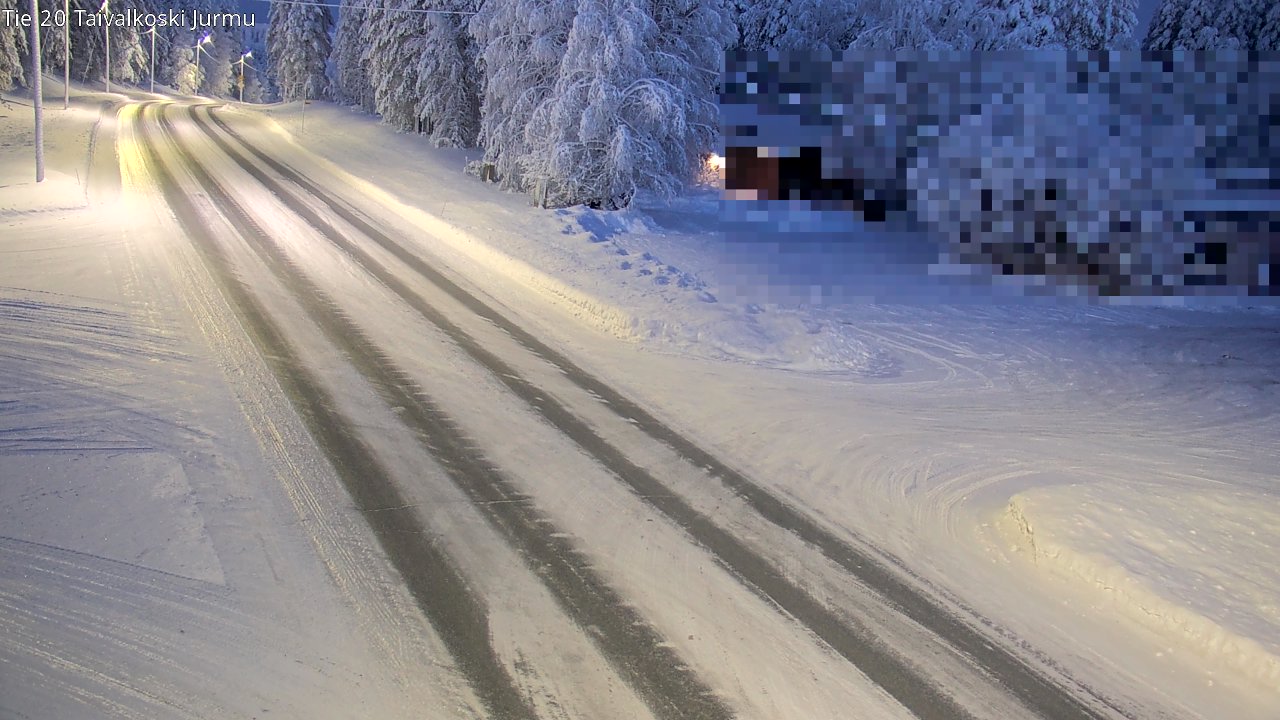 Weather Camera Image Road 20 Taivalkoski, Jurmu, Taivalkoski, Pohjois-Pohjanmaa