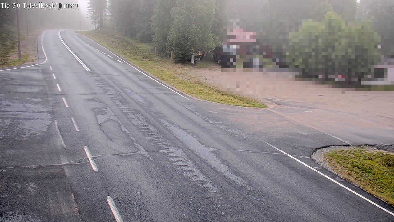 Weather Camera Image Road 20 Taivalkoski, Jurmu, Taivalkoski, Pohjois-Pohjanmaa