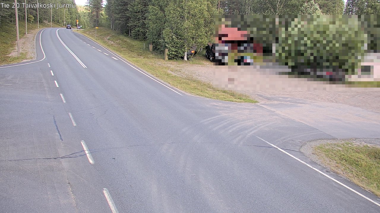Kelikamerat Kuva Tie 20 Taivalkoski, Jurmu, Taivalkoski, Pohjois-Pohjanmaa