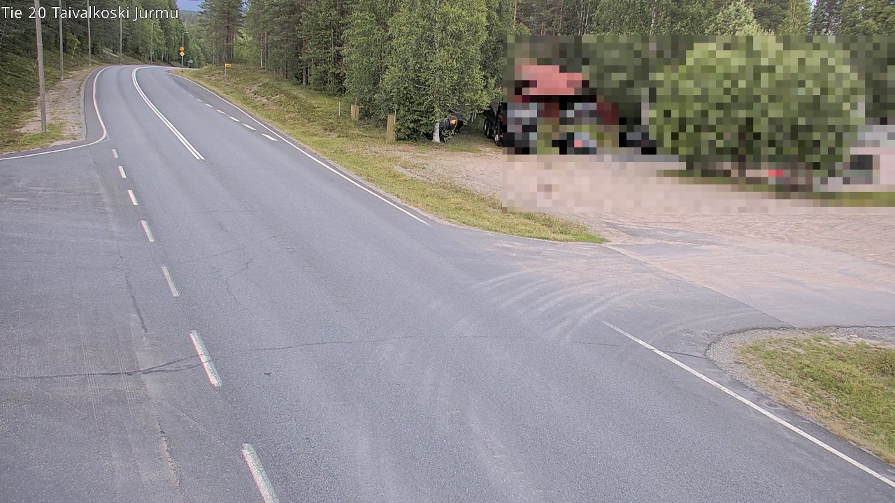 Kelikamerat Kuva Tie 20 Taivalkoski, Jurmu, Taivalkoski, Pohjois-Pohjanmaa