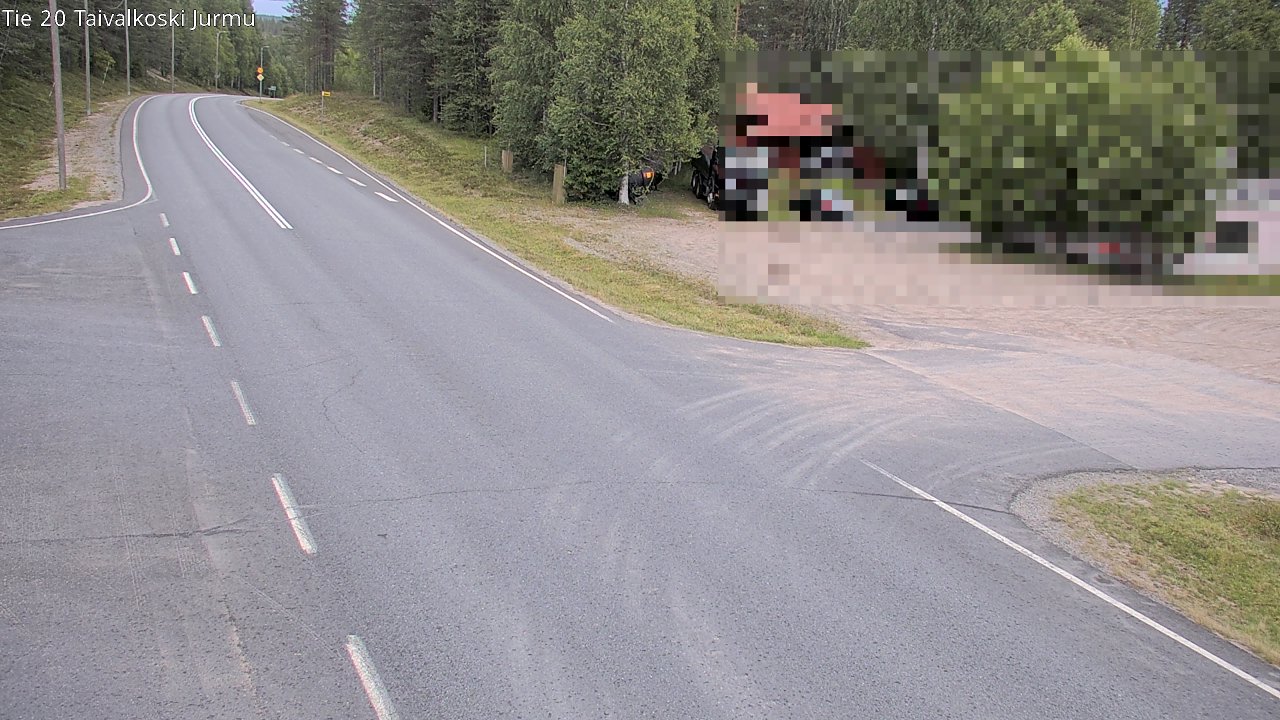 Kelikamerat Kuva Tie 20 Taivalkoski, Jurmu, Taivalkoski, Pohjois-Pohjanmaa