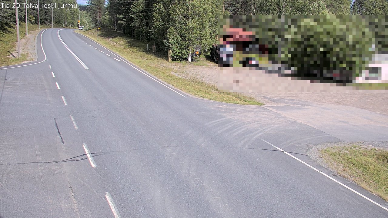 Kelikamerat Kuva Tie 20 Taivalkoski, Jurmu, Taivalkoski, Pohjois-Pohjanmaa