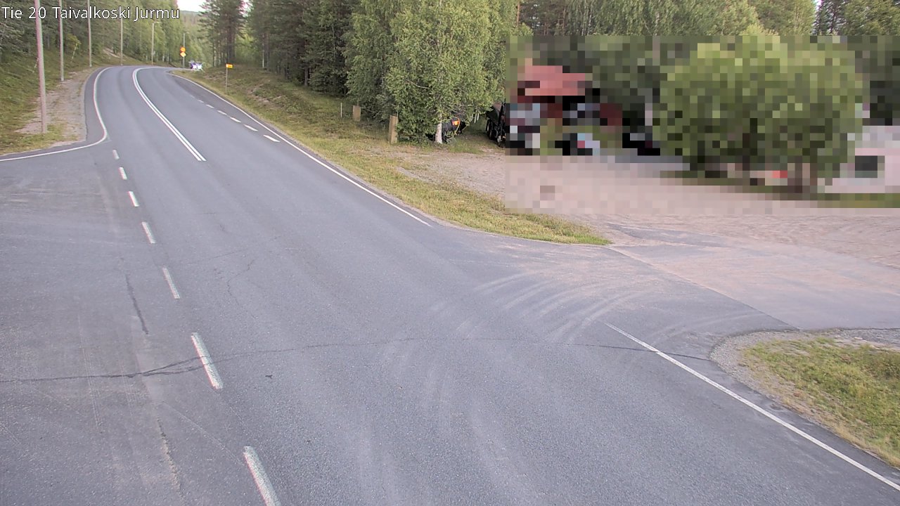 Kelikamerat Kuva Tie 20 Taivalkoski, Jurmu, Taivalkoski, Pohjois-Pohjanmaa