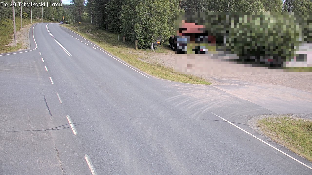 Kelikamerat Kuva Tie 20 Taivalkoski, Jurmu, Taivalkoski, Pohjois-Pohjanmaa