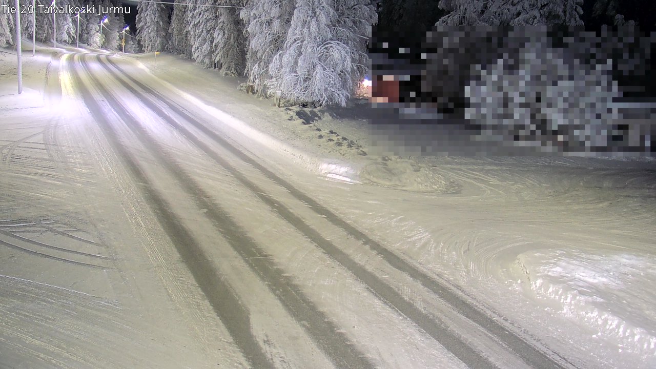 Weather Camera Image Road 20 Taivalkoski, Jurmu, Taivalkoski, Pohjois-Pohjanmaa