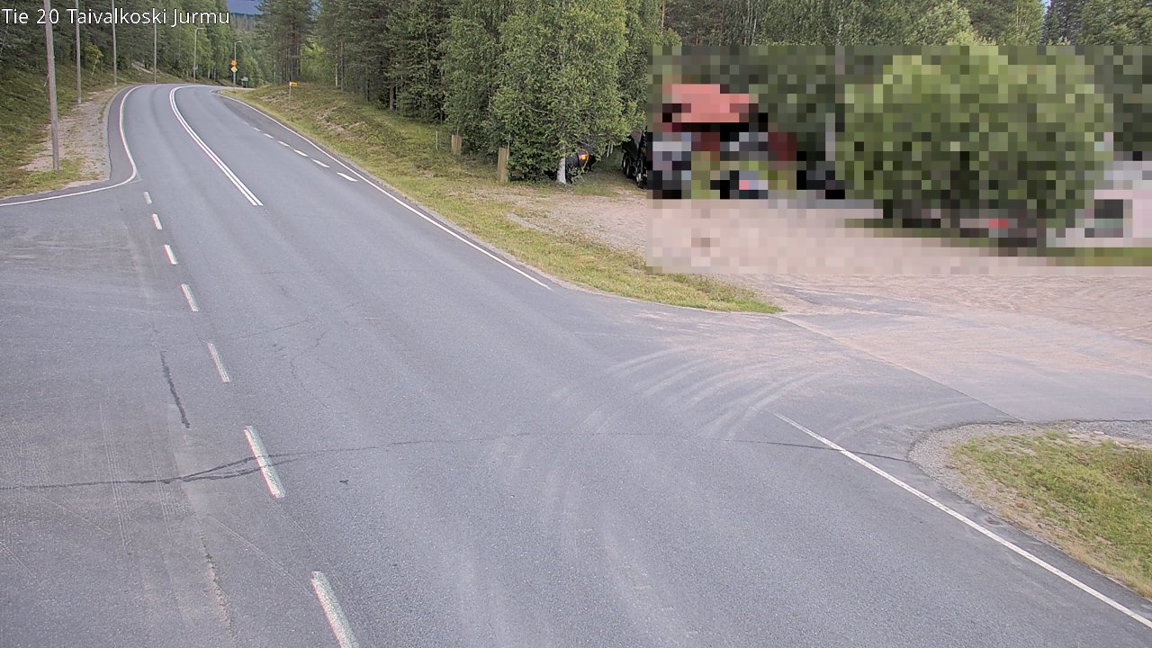 Kelikamerat Kuva Tie 20 Taivalkoski, Jurmu, Taivalkoski, Pohjois-Pohjanmaa