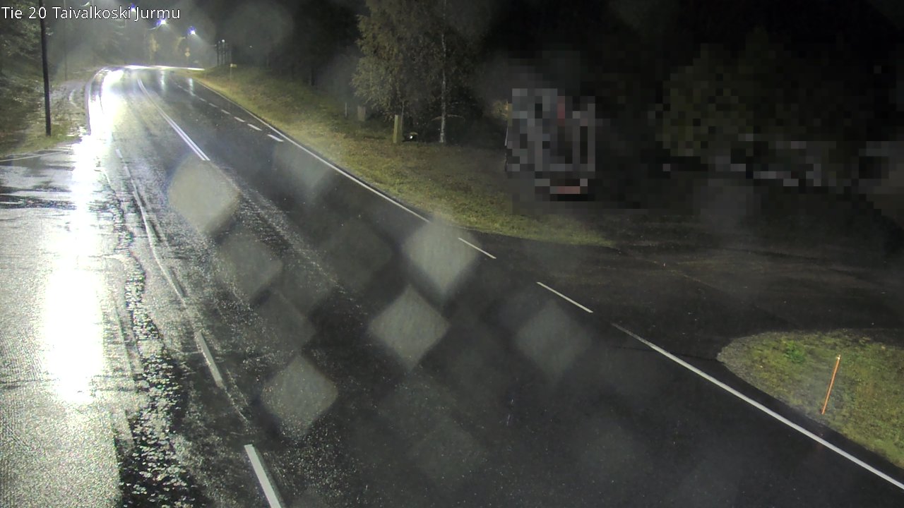Weather Camera Image Väg 20 Taivalkoski, Jurmu, Taivalkoski, Pohjois-Pohjanmaa