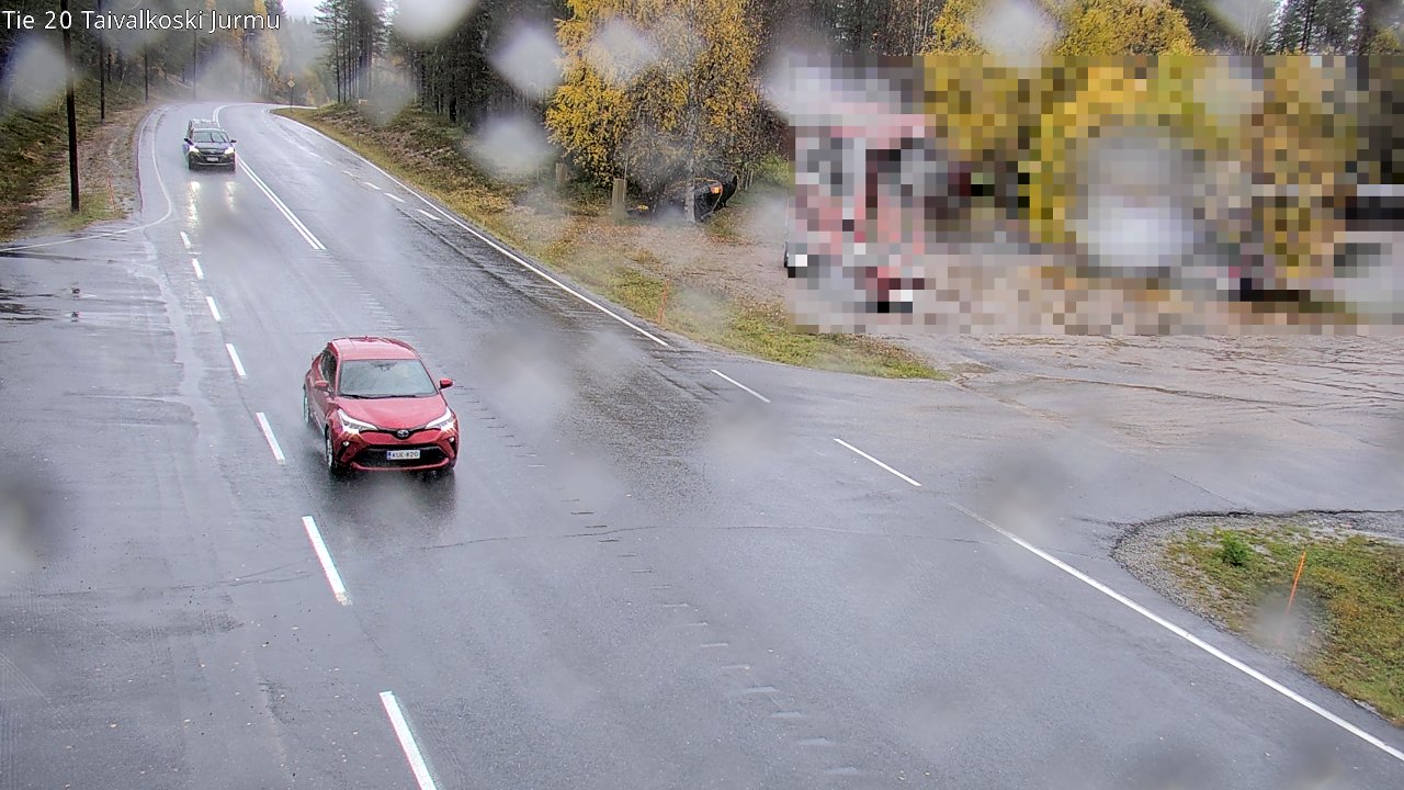 Kelikamerat Kuva Tie 20 Taivalkoski, Jurmu, Taivalkoski, Pohjois-Pohjanmaa
