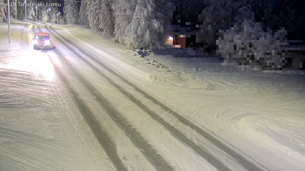 Weather Camera Image Road 20 Taivalkoski, Jurmu, Taivalkoski, Pohjois-Pohjanmaa
