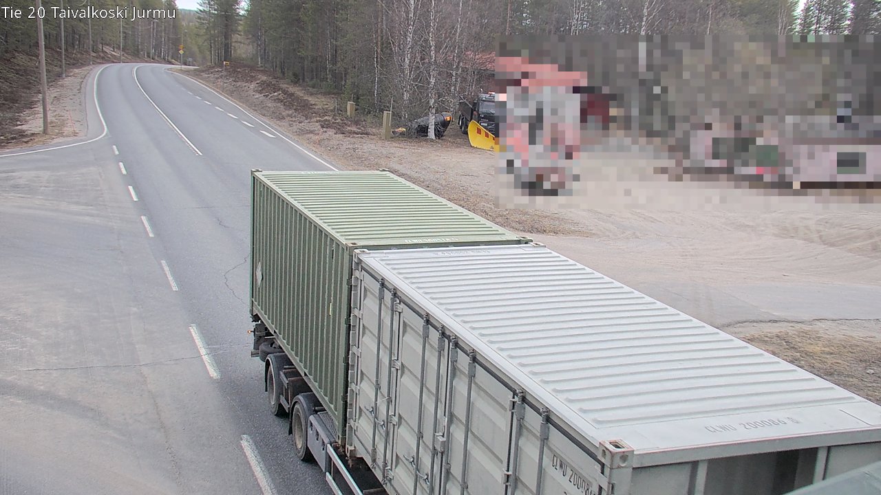 Kelikamerat Kuva Tie 20 Taivalkoski, Jurmu, Taivalkoski, Pohjois-Pohjanmaa