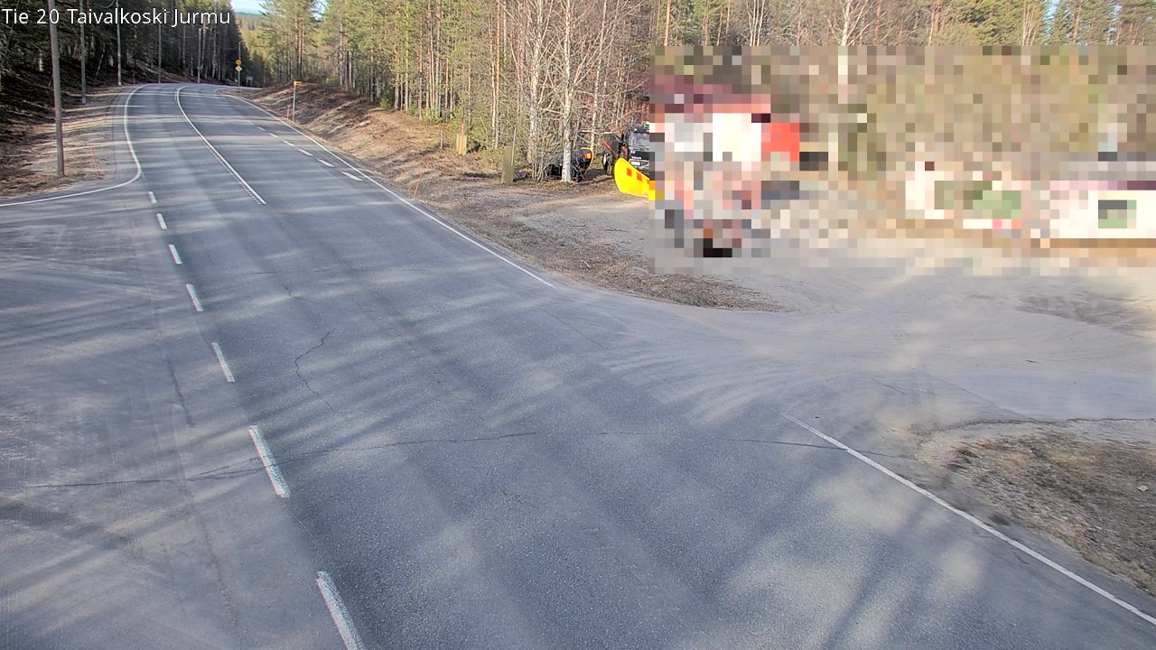 Weather Camera Image Road 20 Taivalkoski, Jurmu, Taivalkoski, Pohjois-Pohjanmaa