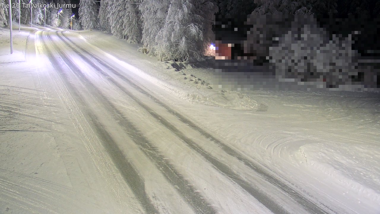 Kelikamerat Kuva Tie 20 Taivalkoski, Jurmu, Taivalkoski, Pohjois-Pohjanmaa
