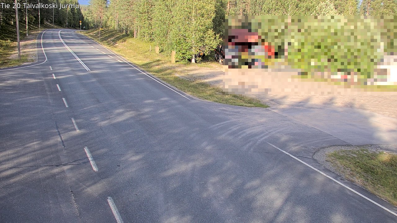 Kelikamerat Kuva Tie 20 Taivalkoski, Jurmu, Taivalkoski, Pohjois-Pohjanmaa
