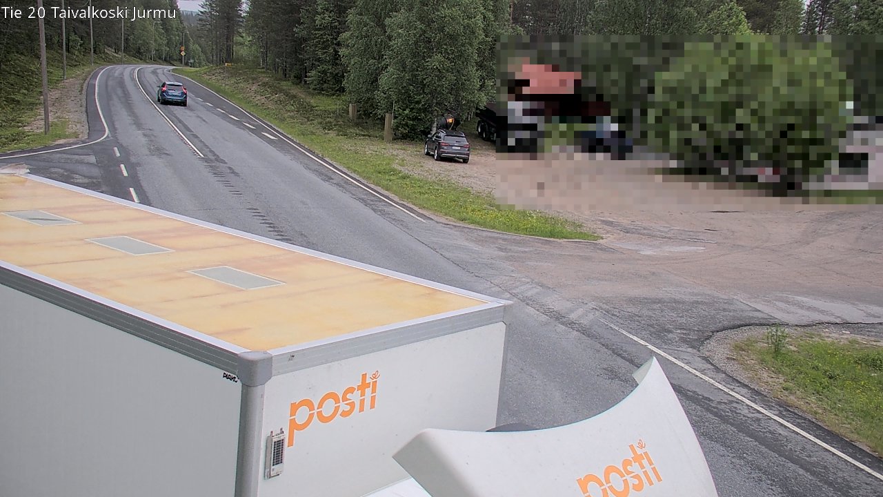 Kelikamerat Kuva Tie 20 Taivalkoski, Jurmu, Taivalkoski, Pohjois-Pohjanmaa