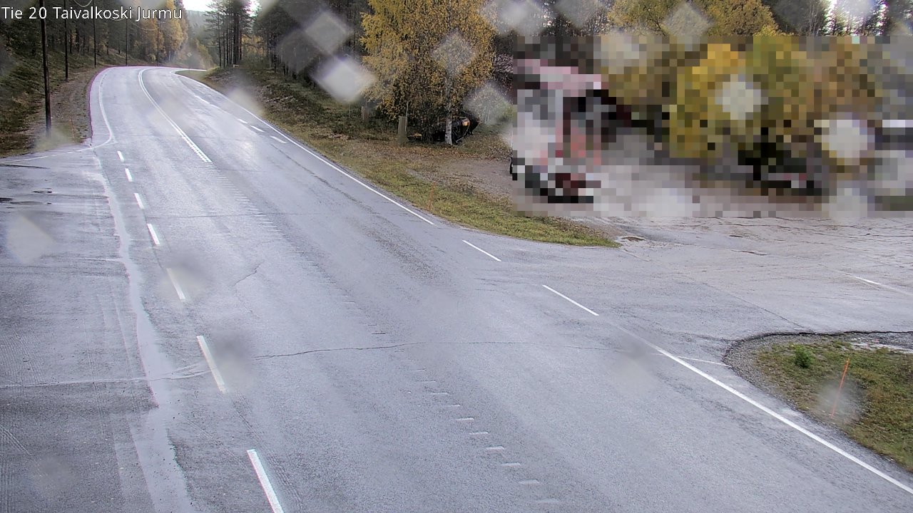 Weather Camera Image Väg 20 Taivalkoski, Jurmu, Taivalkoski, Pohjois-Pohjanmaa