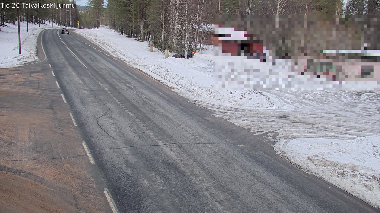 Weather Camera Image Road 20 Taivalkoski, Jurmu, Taivalkoski, Pohjois-Pohjanmaa