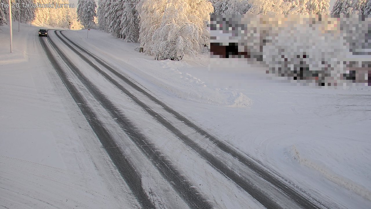 Kelikamerat Kuva Tie 20 Taivalkoski, Jurmu, Taivalkoski, Pohjois-Pohjanmaa