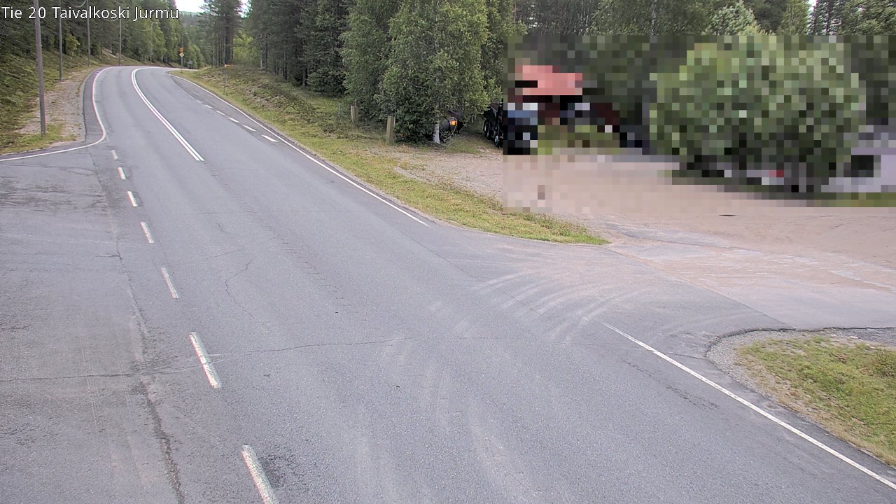 Kelikamerat Kuva Tie 20 Taivalkoski, Jurmu, Taivalkoski, Pohjois-Pohjanmaa