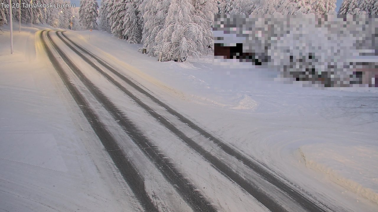 Weather Camera Image Road 20 Taivalkoski, Jurmu, Taivalkoski, Pohjois-Pohjanmaa