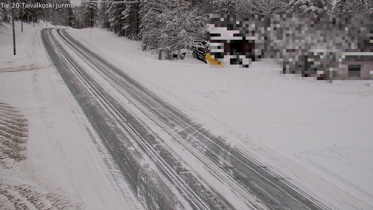 Weather Camera Image Väg 20 Taivalkoski, Jurmu, Taivalkoski, Pohjois-Pohjanmaa