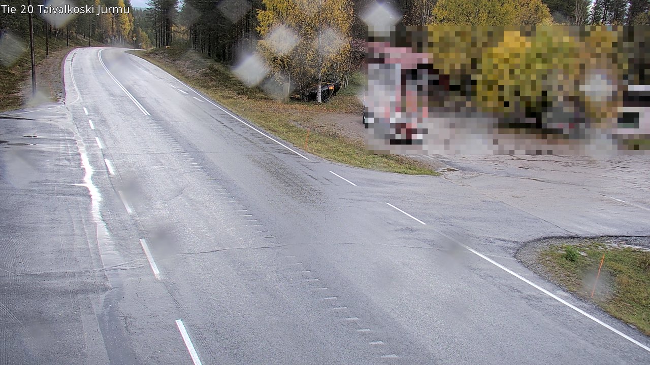 Weather Camera Image Väg 20 Taivalkoski, Jurmu, Taivalkoski, Pohjois-Pohjanmaa