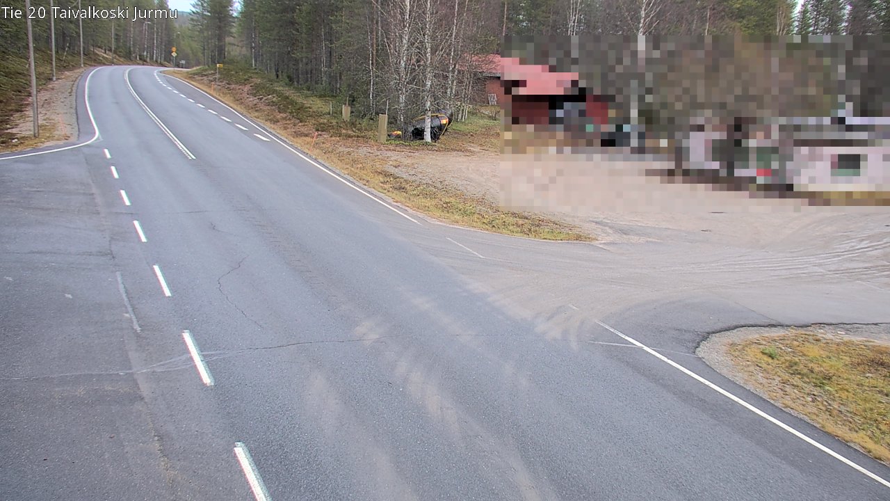 Kelikamerat Kuva Tie 20 Taivalkoski, Jurmu, Taivalkoski, Pohjois-Pohjanmaa