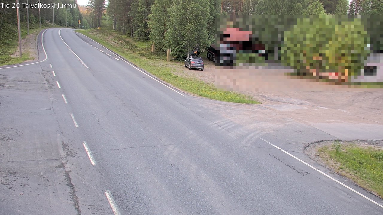 Kelikamerat Kuva Tie 20 Taivalkoski, Jurmu, Taivalkoski, Pohjois-Pohjanmaa